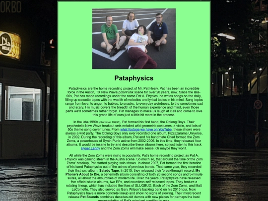 Chronologies/pata screenshot