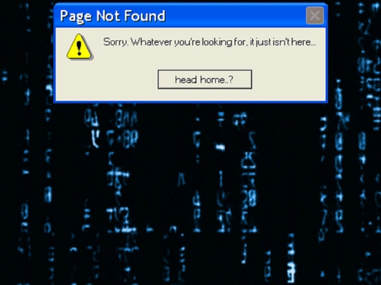 not_found screenshot
