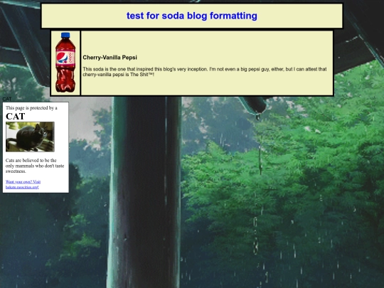 test screenshot