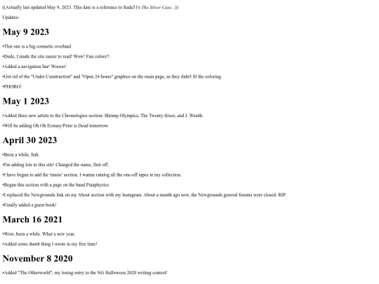 updates screenshot