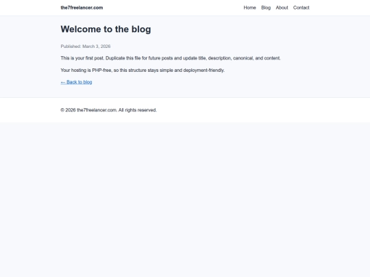 blog/posts/welcome screenshot