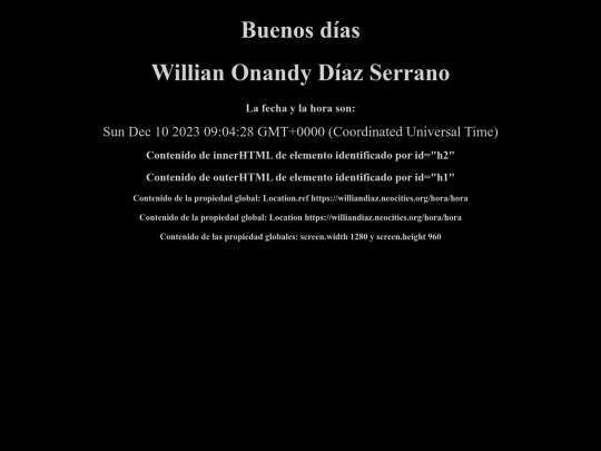 hora/hora screenshot