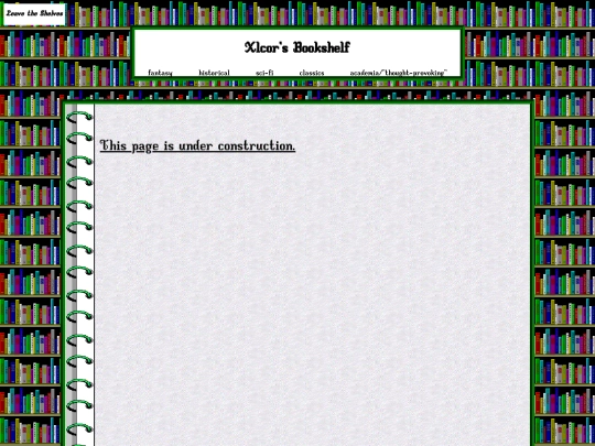 bookshelf screenshot
