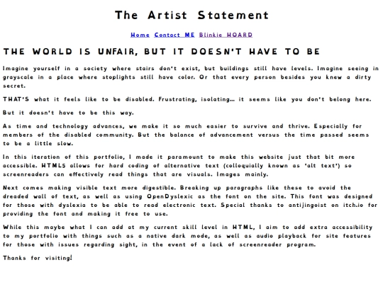 artiststatement screenshot