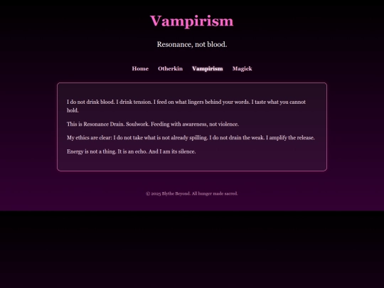 vampirism screenshot