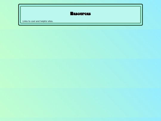 resources screenshot