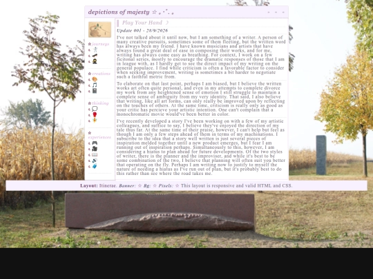 writing screenshot