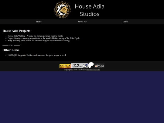 links screenshot