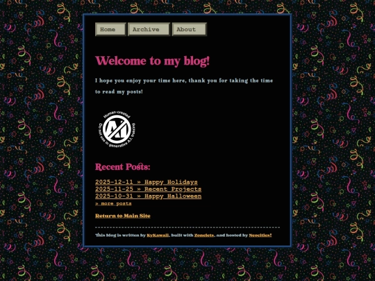 blog screenshot