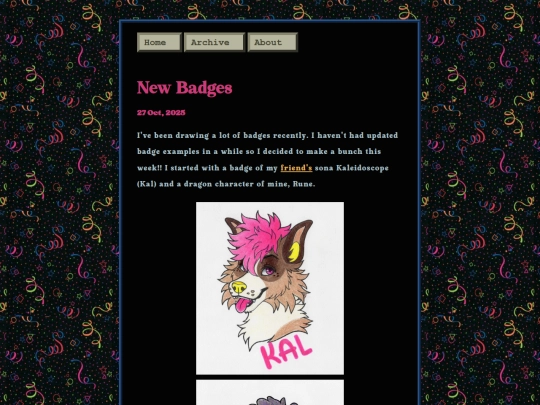blog/posts/2025-10-27-New-Badges screenshot