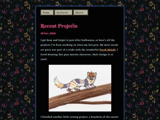 blog/posts/2025-11-25-Recent-Projects screenshot