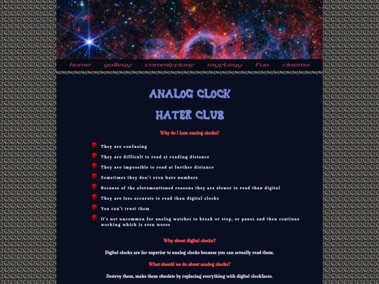 clocks screenshot