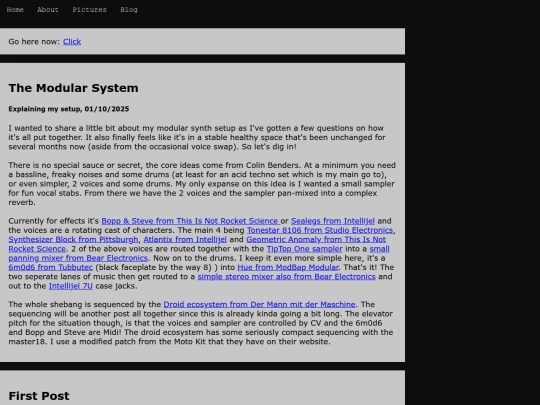 blog screenshot