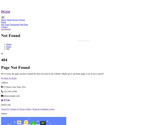 404 screenshot