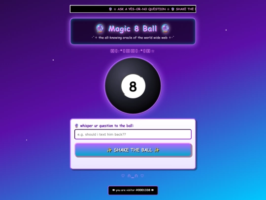 magic 8 ball screenshot