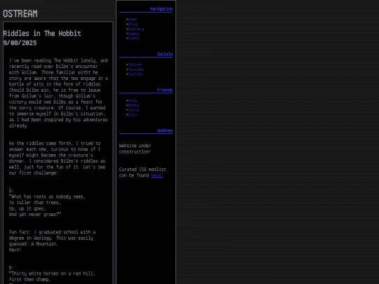 blog screenshot
