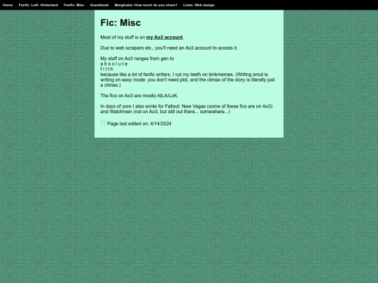 allfic screenshot