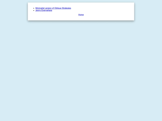curiosities screenshot