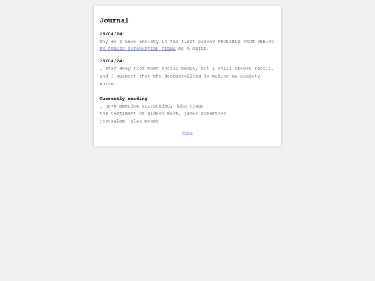journal screenshot