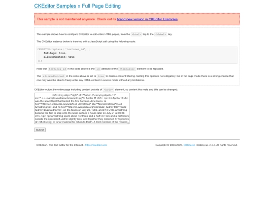 samples/old/wysiwygarea/fullpage screenshot