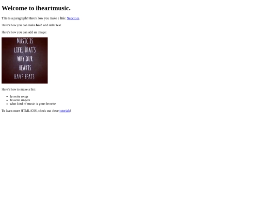 index screenshot