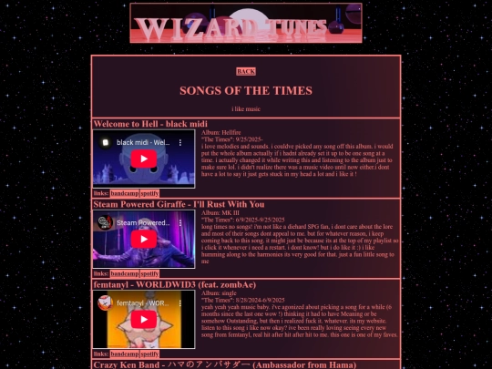 songs screenshot