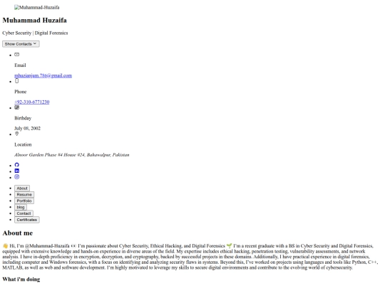 index screenshot