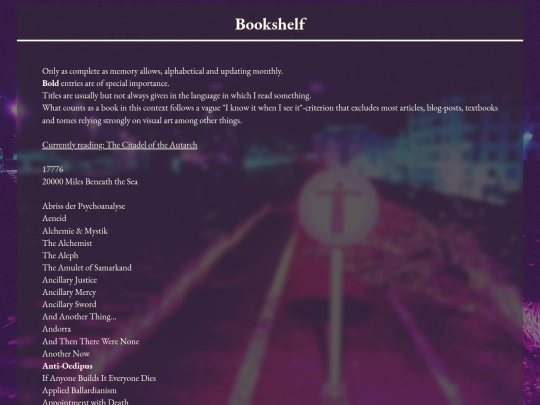 bookshelf screenshot