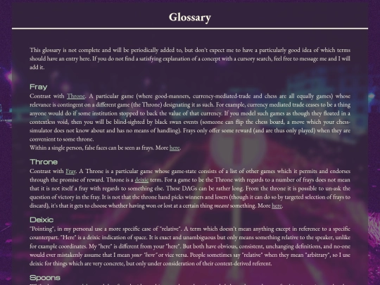 glossary screenshot