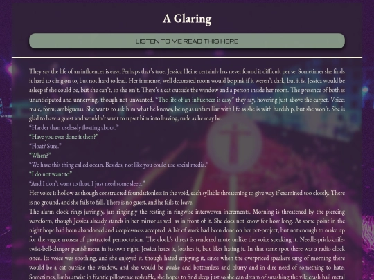stories/glaring screenshot
