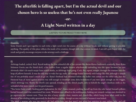 stories/lightnovel screenshot