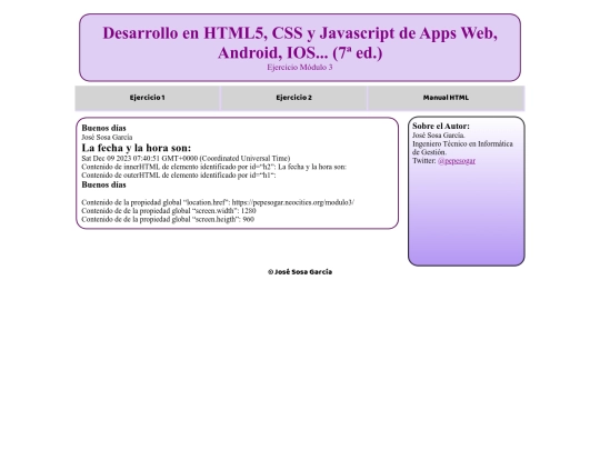 modulo3 screenshot