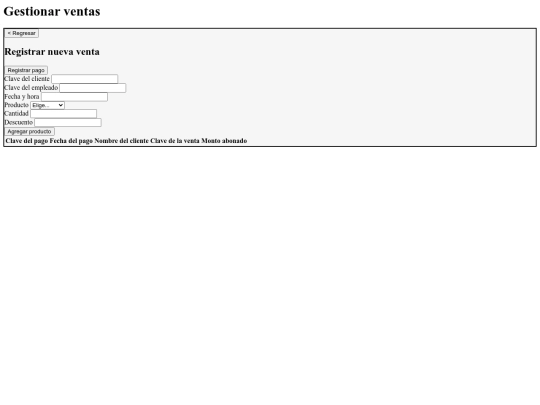 Modulos/moduloVentas/view_RegistrarVenta screenshot