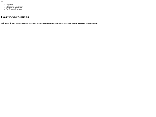 Modulos/moduloVentas/view_Ventas screenshot