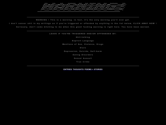 writings screenshot
