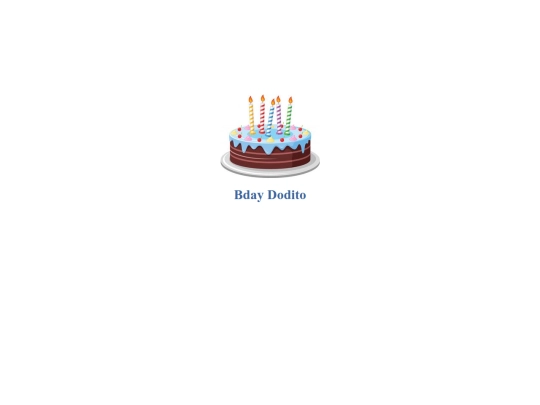 bday Dodito/bbdayy/happy-bday screenshot