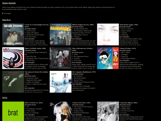 html/music screenshot