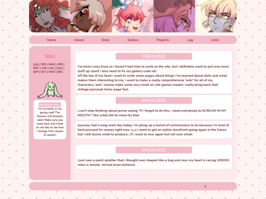 blog screenshot