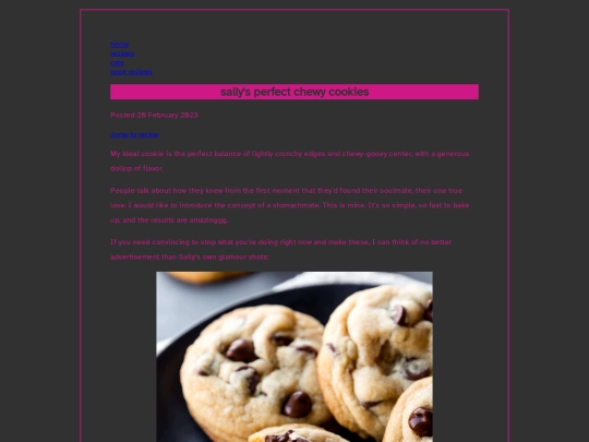 cookies screenshot