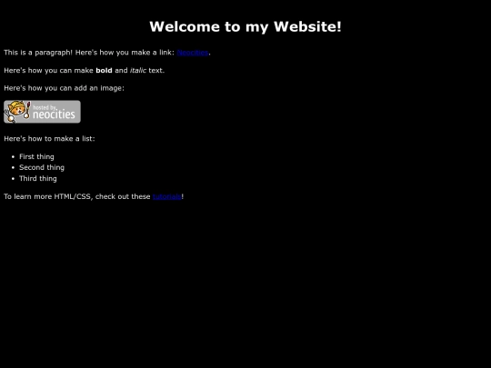 test screenshot