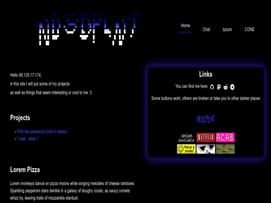 index screenshot