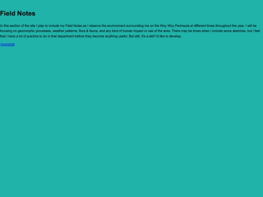 FieldNotes screenshot