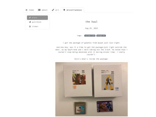 misc/diary/2024/08/28/the-haul screenshot