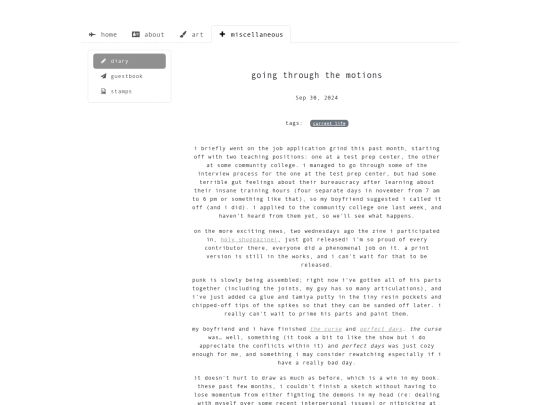 misc/diary/2024/09/30/going-through-the-motions screenshot