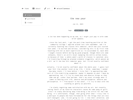 misc/diary/2025/01/21/the-new-year screenshot