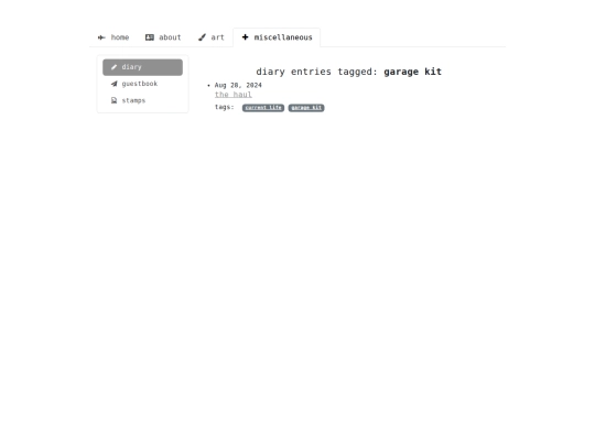 misc/diary/tag/garage kit screenshot