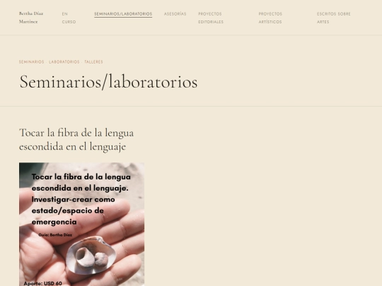 cursos screenshot