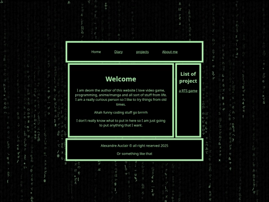 index screenshot