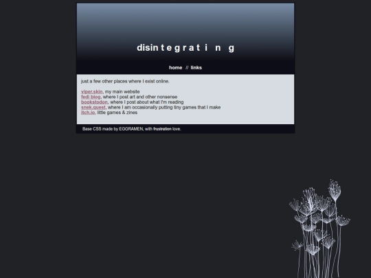links screenshot