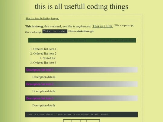 temp website/usefulljunk screenshot